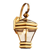 Golden Wall Light with 3 Lights