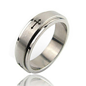 mode-staal heren ring