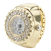 donne in lega d'oro stile orologio analogico al quarzo Anello (oro)