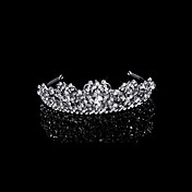 Fashion Cubic Zirconia And Rhinestone Bridal Tiara
