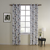 (Two Panels) Freedom Contemporary Kids Curtains