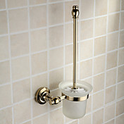 Antique Brass Ti-PVD Wall-mounted Toilet Brush Holder