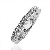 superbe strass or 18k full ring circonférence de la mode