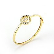 18K Gold Rhinestone High Quality Alloy Bracelets