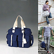 Mennenes lerret portable / skulder / crossbody bag (45cm * 10cm * 30cm)