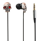 Auriculares de diamantes de estilo cráneo