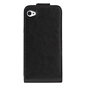 Custodia in pelle per iPhone 4 e 4S - Nero
