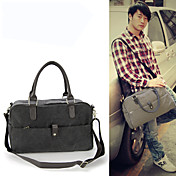 Mennenes lerret portable / skulder / crossbody bag (45cm * 12cm * 32cm)