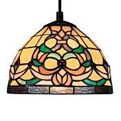 25W Tiffany Style Glass Pendant Light