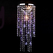 cristal cai luzes pendentes contemporâneos decoração roxo