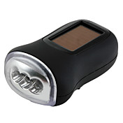 2-in-1 Solar-und Dynamo-betriebenen 3-LED-Taschenlampe mit Handschlaufe