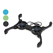 Portable USB 2.0 Cooling Pad pour ordinateurs portables 14 "(couleurs assorties, 2100rpm)