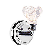 20W Modern Crystal Wall Light Floral Design