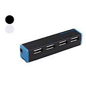 4-ports Mini-USB 2,0 hub (assorterede farver)