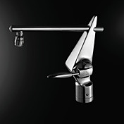 contemporâneo design exclusivo torneira da cozinha de bronze - Acabamento cromado