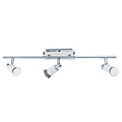 Modern Metal Flush Mount LED Spot Lights with 3 Lights Nickel Finished