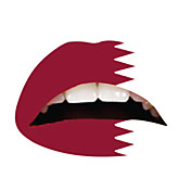 10 piezas de Qatar labios temporaty pegatina tatuaje