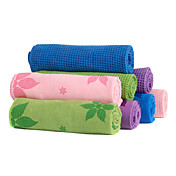 Hatha-Yoga-Matte Handtuch mit Blumen