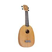 Yadars - Mahogany Soprano Ukulele with Gig Bag (Pineapple Shape)