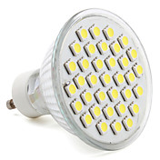 Lampadina LED luce bianca naturale GU10 35x5050 SMD 4.5-5W 300-400LM 6000-6500K (220-240V)