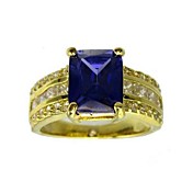Beautiful Cube Cubic Zirconia Fashion Ring(More Colors)