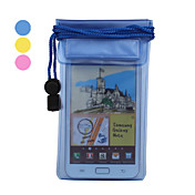 bolsa de pvc translúcido impermeável com alça para o iphone 4, 4s e i9220 samsung (cores sortidas)