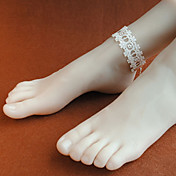 Handmade White Lace Royal Retro Style Classic Lolita Anklet