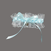 organza / satiné avec jarretière de mariage amie