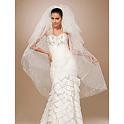 6 Layer Waltz With Embroidery Wedding Veil