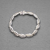Gorgeous Silver Plated Fourty Big Circle Unisex Bracelet