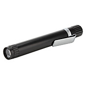 lega di alluminio 1-mode penna a forma di mini torcia elettrica principale (1xAAA, nero)
