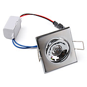 3w 170lm 6500K witte led plafond lamp naar beneden met LED driver (AC 86 ~ 265V)