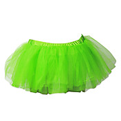 Green Organza Short-length Punk Lolita Petticoat