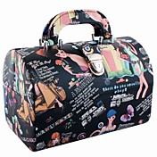 modernen tabby Kunstleder schwarz ladies'jewelry Box