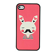 Custodia rigida motivo coniglio per iPhone 4 e 4S - Multicolore