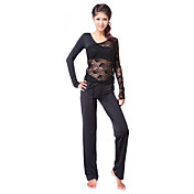 SiBoEn Polyester Short Sleeve High Waistline Practise Wearable Yoga Tracksuits