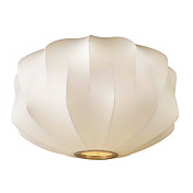 Moderno 1 - Light Light montaje empotrado en Diseño de fibra White Lantern