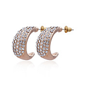 Gorgeous 18K Gold Plated Crystal Fashion Earrings