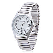 unisex in lega analogico al quarzo orologio da polso (argento)