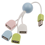 4-Port USB 2.0 Hub (peut conduire 2 disque dur avec mémoire de 1 To chacun)