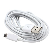de sincronización USB y cable de carga para Samsung Galaxy i9300 s3 y los teléfonos celulares a otros (blanco, longitud 200 cm)