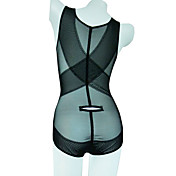 A mediados fina encaje del muslo de carbón del cuerpo la ropa