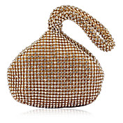 Gorgeous Satin mit Strass Pfirsich Form Abend Handtasche / Kupplungen (More Colors)