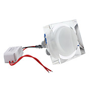 7W 300LM Red Light Cubic Crystal LED Ceiling Bulb (85-265V)