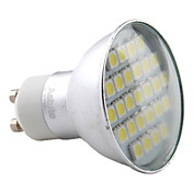 GU10 4W 27x5050 SMD 250 300lm 6000-6500k luz blanca natural del punto del LED bombilla (220-240v)