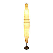 Modern Iron Floor Lights with 3 Lights in Paper Shade