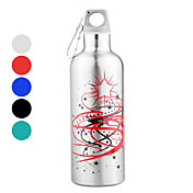 500ml sports vakuum flaske / termokande (blå / rød / sort / sølv)