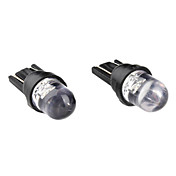 T10 1-LED Rainbow Colors Light for Car Indicate/Dashboard/Width Lamps (2-Pack, DC 12V)