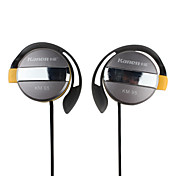 kanen stereo krystall lydklipp-on earphones (gul)