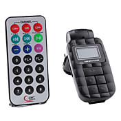 4-en-1 cubo de agua estilo de coche mp3 transmisor FM con reproductor de control remoto (USB / SD / MMC, negro)